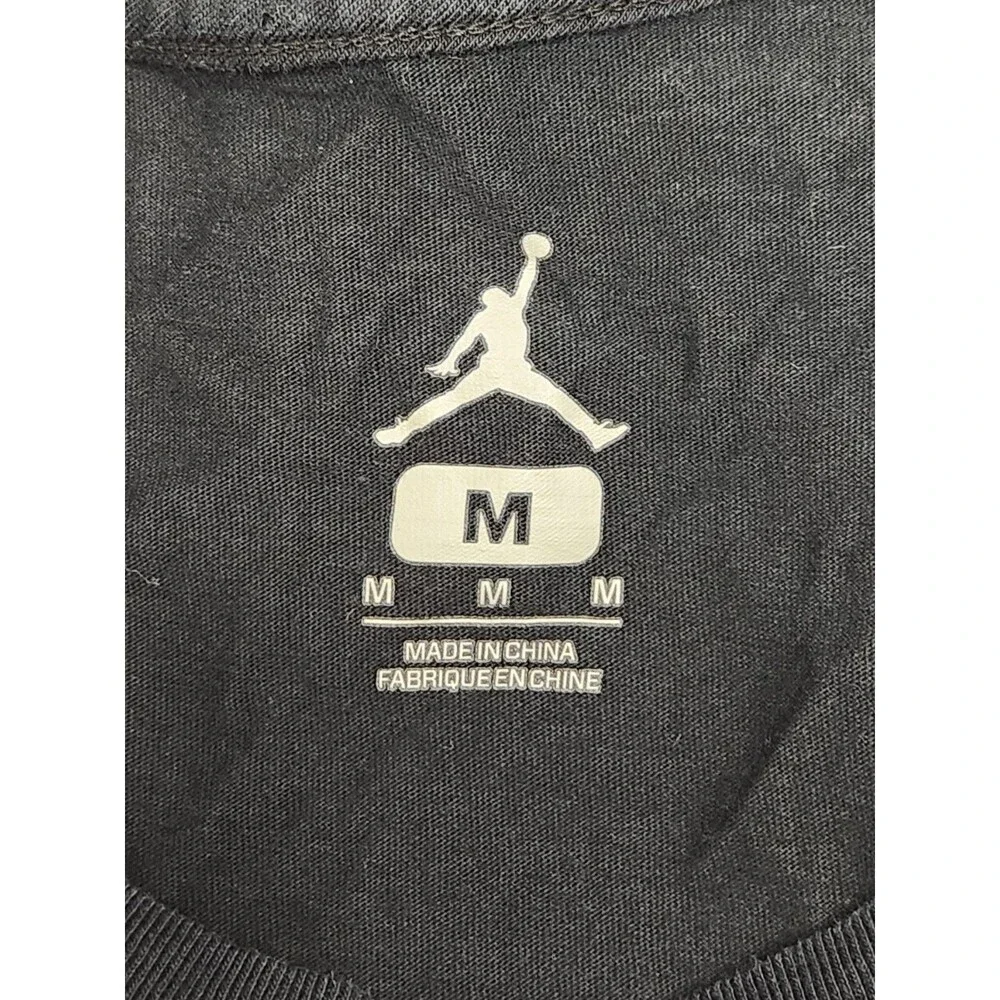 Nike‎ Air Jordan T-Shirt Men's M Black Short Sleeve Jumpman Logo Basketball
